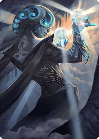 Queza, Augur of Agonies Art Card [Streets of New Capenna Art Series] MTG Single Magic: The Gathering    | Red Claw Gaming