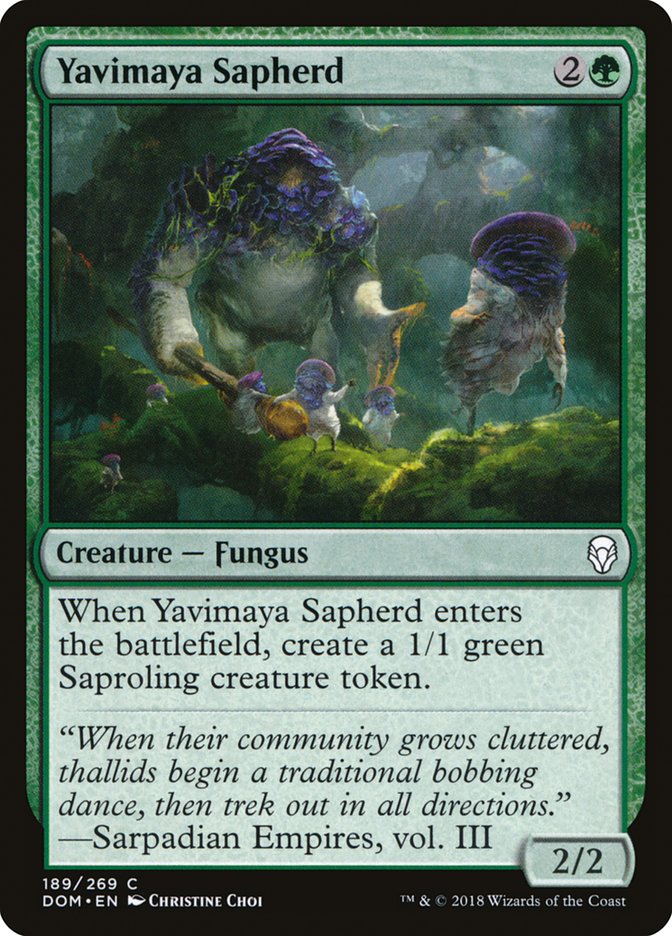 Yavimaya Sapherd [Dominaria] MTG Single Magic: The Gathering    | Red Claw Gaming