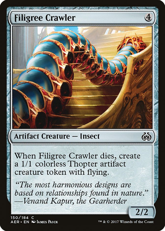 Filigree Crawler [Aether Revolt] MTG Single Magic: The Gathering    | Red Claw Gaming