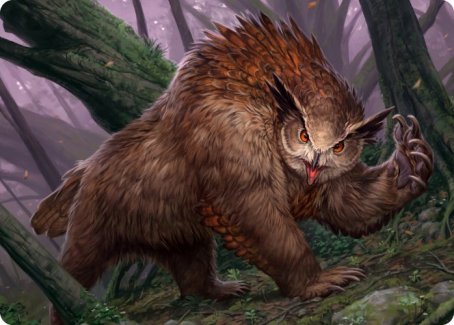 Owlbear Art Card [Dungeons & Dragons: Adventures in the Forgotten Realms Art Series] MTG Single Magic: The Gathering    | Red Claw Gaming