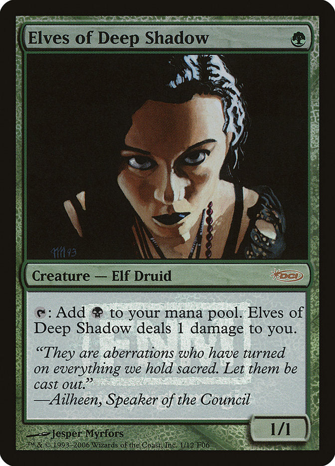 Elves of Deep Shadow [Friday Night Magic 2006] MTG Single Magic: The Gathering    | Red Claw Gaming