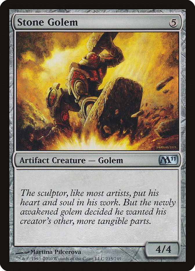 Stone Golem [Magic 2011] MTG Single Magic: The Gathering    | Red Claw Gaming