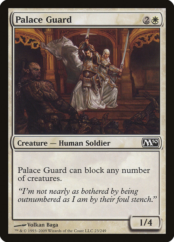 Palace Guard [Magic 2010] MTG Single Magic: The Gathering    | Red Claw Gaming