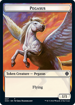 Pegasus // Faerie Double-Sided Token [Starter Commander Decks] MTG Single Magic: The Gathering    | Red Claw Gaming