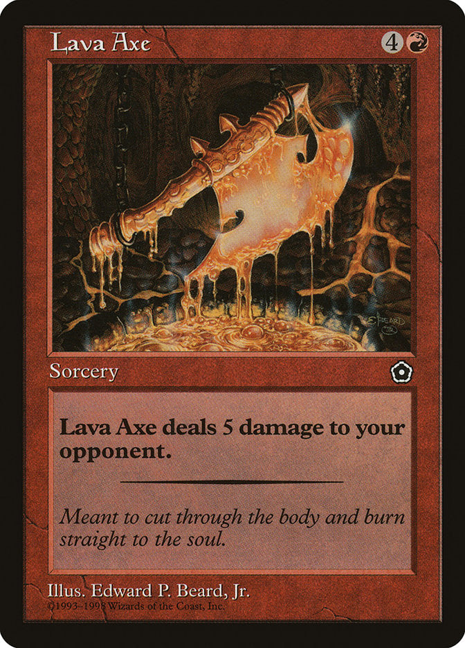 Lava Axe [Portal Second Age] MTG Single Magic: The Gathering    | Red Claw Gaming