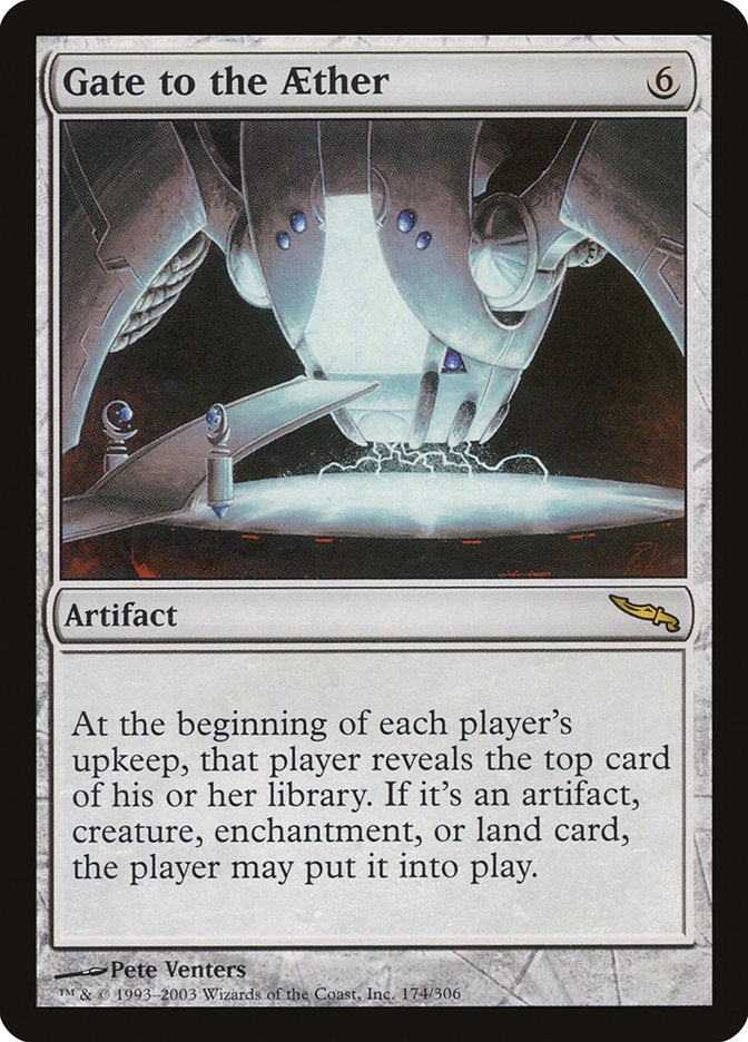 Gate to the Aether [Mirrodin] MTG Single Magic: The Gathering    | Red Claw Gaming