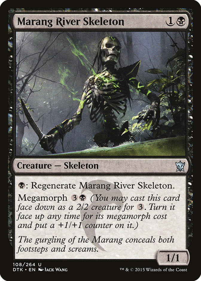 Marang River Skeleton [Dragons of Tarkir] MTG Single Magic: The Gathering    | Red Claw Gaming
