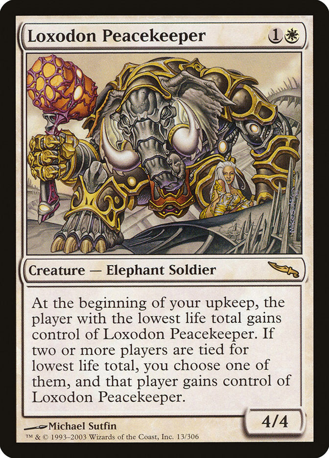 Loxodon Peacekeeper [Mirrodin] MTG Single Magic: The Gathering    | Red Claw Gaming