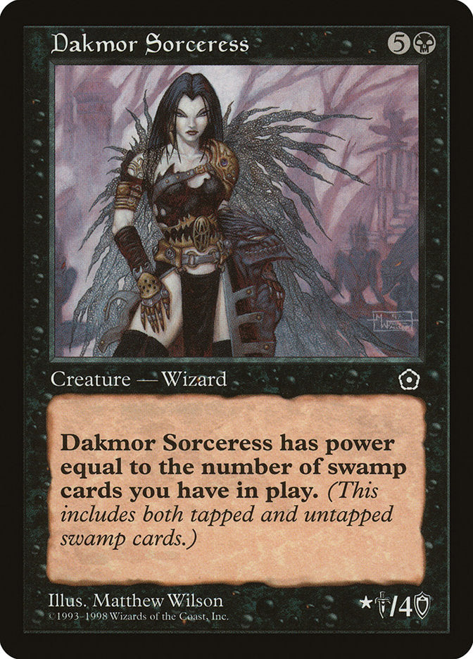 Dakmor Sorceress [Portal Second Age] MTG Single Magic: The Gathering    | Red Claw Gaming