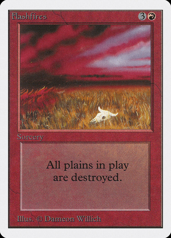 Flashfires [Unlimited Edition] MTG Single Magic: The Gathering    | Red Claw Gaming
