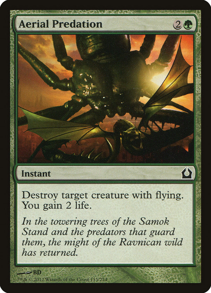 Aerial Predation [Return to Ravnica] MTG Single Magic: The Gathering    | Red Claw Gaming