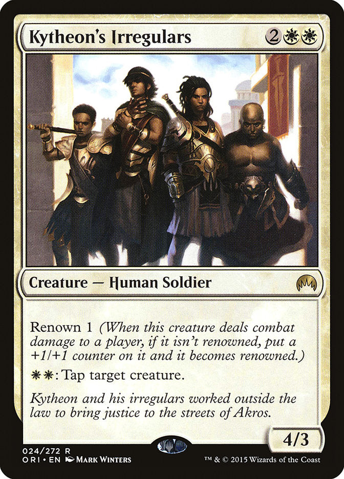 Kytheon's Irregulars [Magic Origins] MTG Single Magic: The Gathering    | Red Claw Gaming