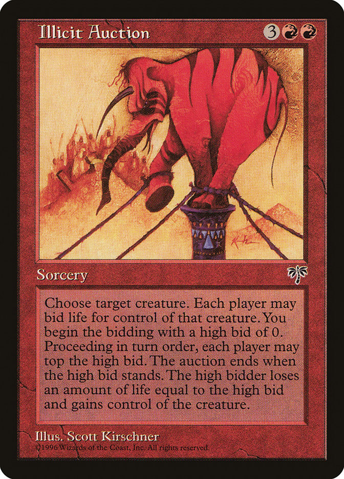 Illicit Auction [Mirage] MTG Single Magic: The Gathering    | Red Claw Gaming