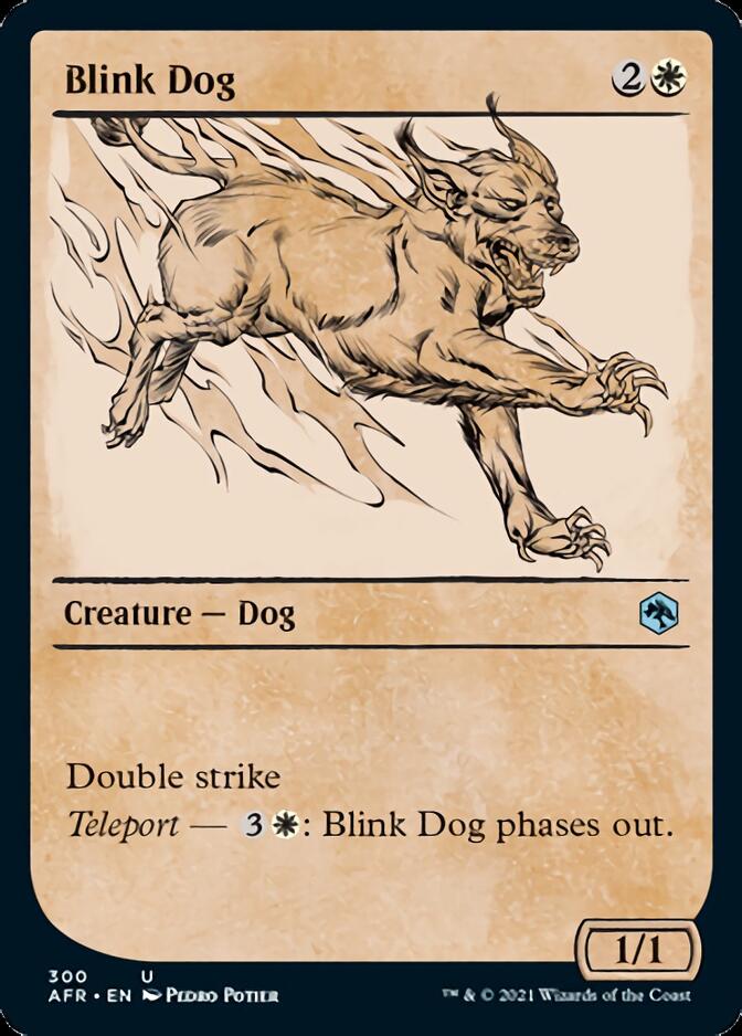 Blink Dog (Showcase) [Dungeons & Dragons: Adventures in the Forgotten Realms] MTG Single Magic: The Gathering    | Red Claw Gaming