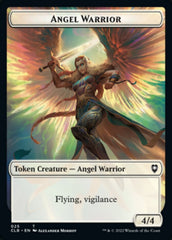 Kor Warrior // Angel Warrior Double-Sided Token [Commander Legends: Battle for Baldur's Gate Tokens] MTG Single Magic: The Gathering    | Red Claw Gaming