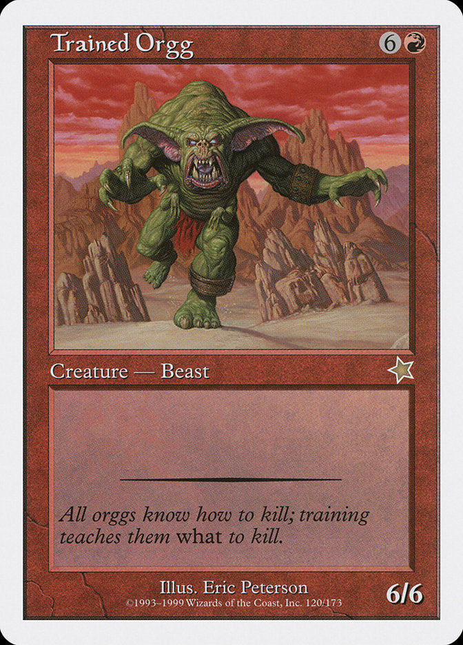 Trained Orgg [Starter 1999] MTG Single Magic: The Gathering    | Red Claw Gaming