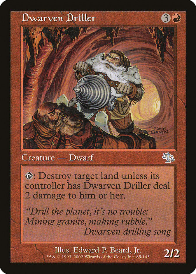 Dwarven Driller [Judgment] MTG Single Magic: The Gathering    | Red Claw Gaming