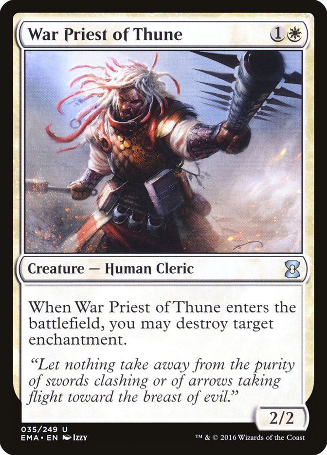 War Priest of Thune [Eternal Masters] MTG Single Magic: The Gathering    | Red Claw Gaming