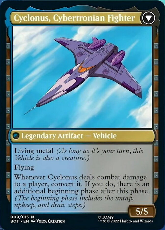 Cyclonus, the Saboteur // Cyclonus, Cybertronian Fighter [Transformers] MTG Single Magic: The Gathering    | Red Claw Gaming