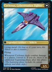 Cyclonus, the Saboteur // Cyclonus, Cybertronian Fighter [Transformers] MTG Single Magic: The Gathering    | Red Claw Gaming