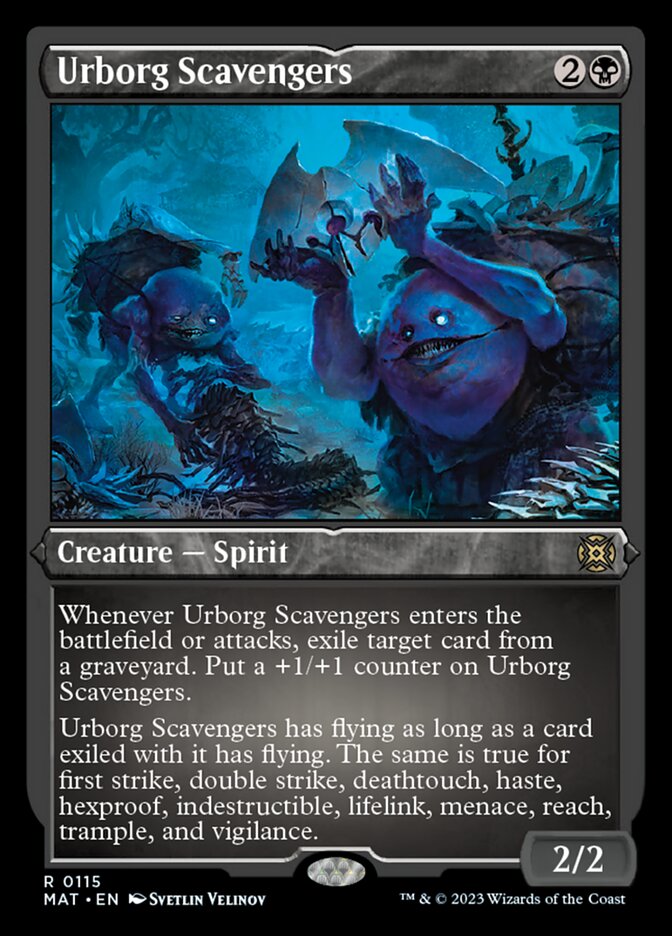 Urborg Scavengers (Foil Etched) [March of the Machine: The Aftermath] MTG Single Magic: The Gathering    | Red Claw Gaming