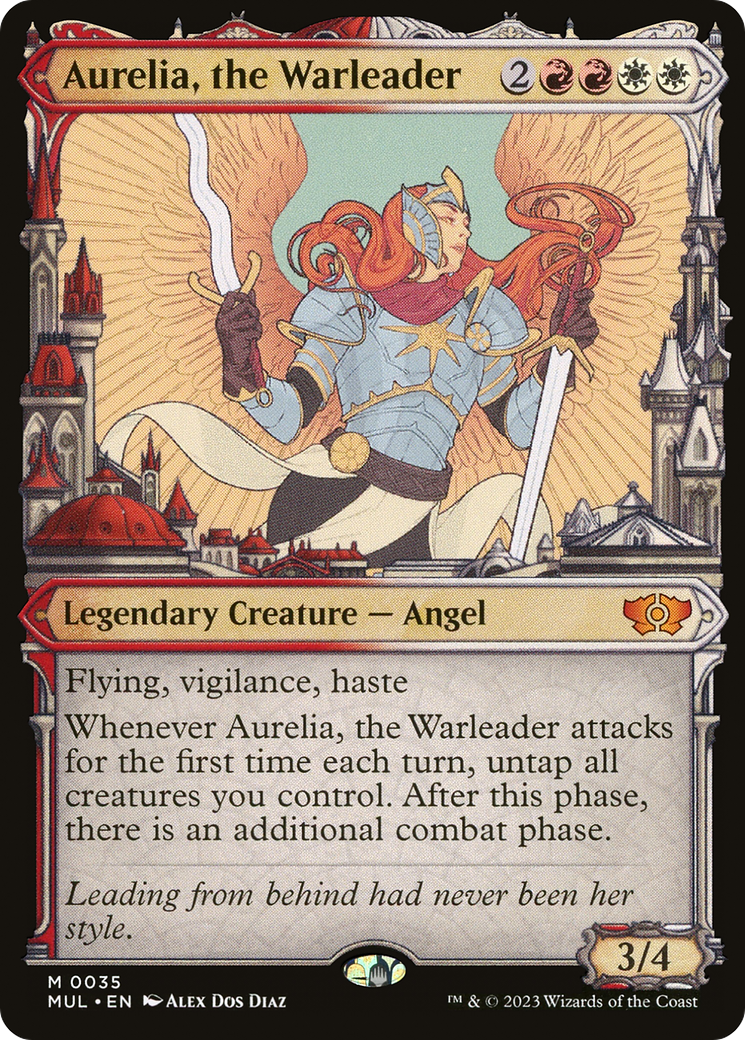Aurelia, the Warleader [Multiverse Legends] MTG Single Magic: The Gathering    | Red Claw Gaming