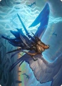 Righteous Valkyrie Art Card [Kaldheim Art Series] MTG Single Magic: The Gathering    | Red Claw Gaming