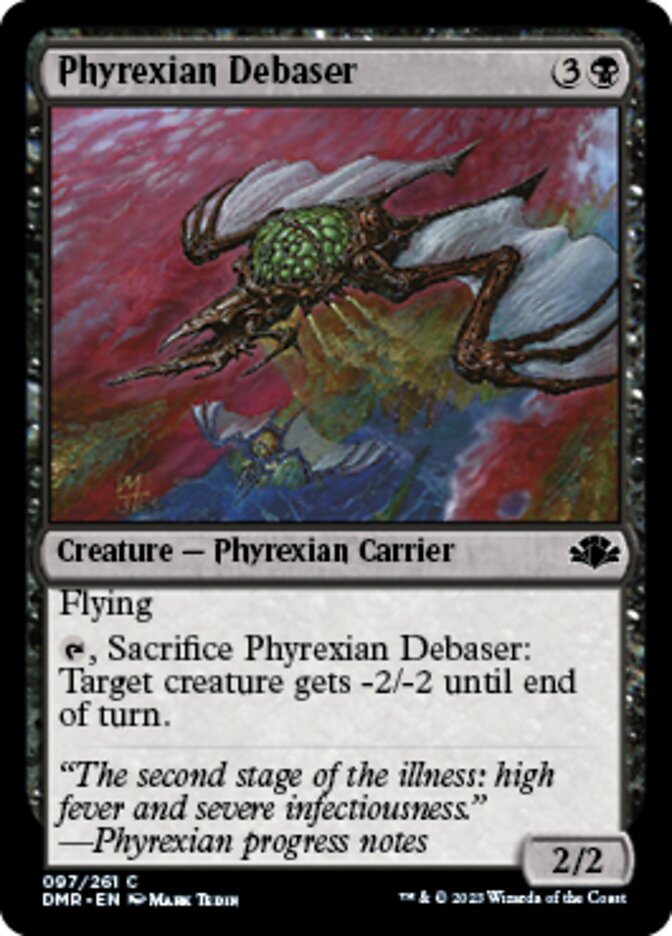 Phyrexian Debaser [Dominaria Remastered] MTG Single Magic: The Gathering    | Red Claw Gaming