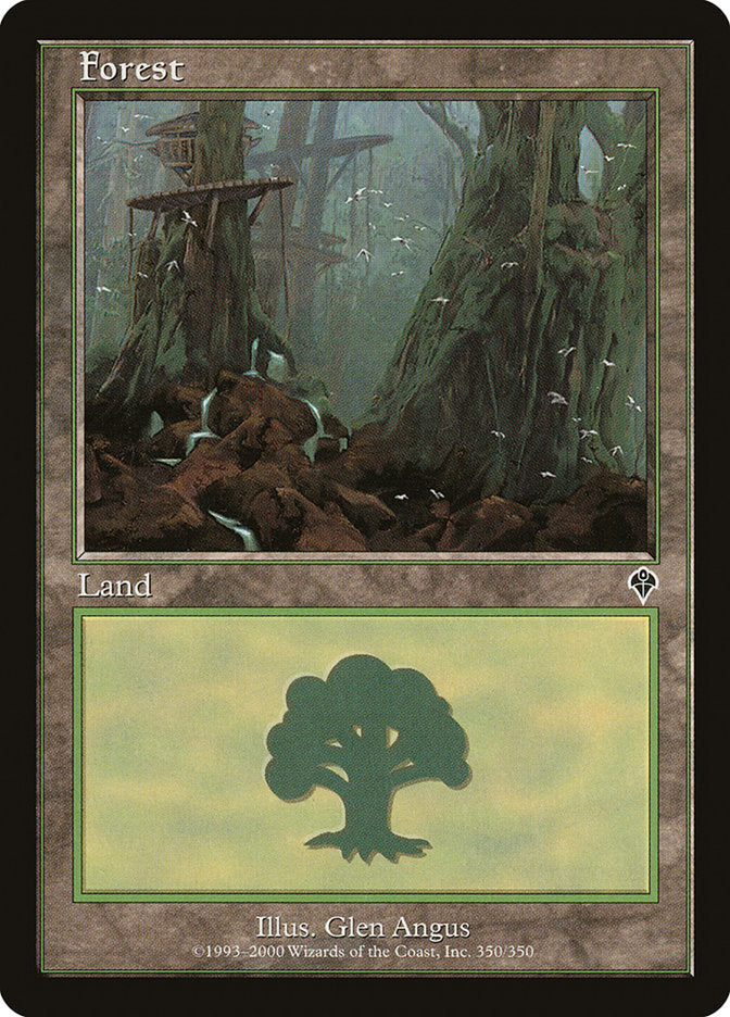 Forest (350) [Invasion] MTG Single Magic: The Gathering    | Red Claw Gaming