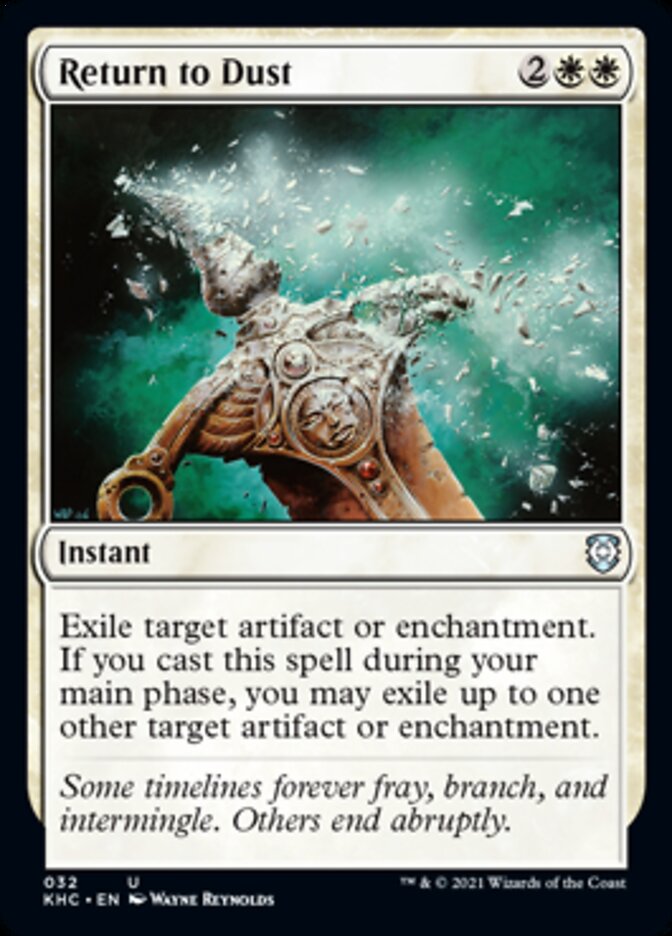 Return to Dust [Kaldheim Commander] MTG Single Magic: The Gathering    | Red Claw Gaming