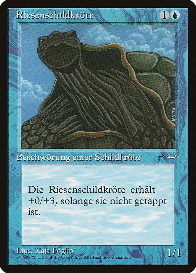 Giant Tortoise (German) - "Riesenschildkrote" [Renaissance] MTG Single Magic: The Gathering    | Red Claw Gaming