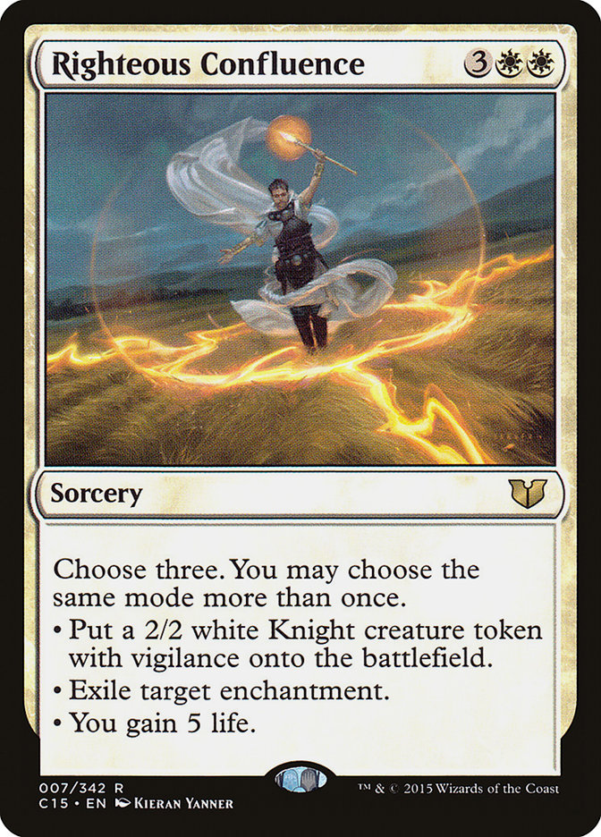Righteous Confluence [Commander 2015] MTG Single Magic: The Gathering    | Red Claw Gaming