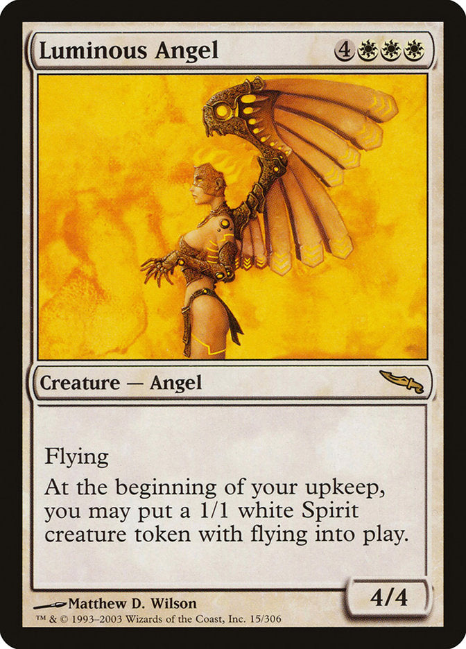 Luminous Angel [Mirrodin] MTG Single Magic: The Gathering    | Red Claw Gaming