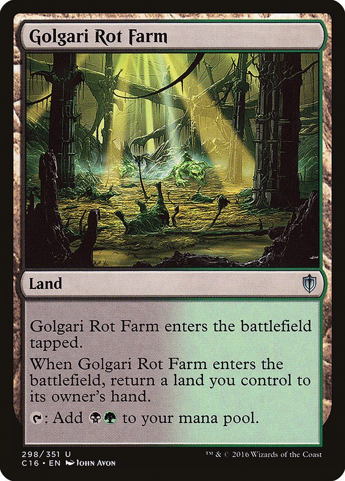 Golgari Rot Farm [Commander 2016] MTG Single Magic: The Gathering    | Red Claw Gaming
