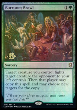 Barroom Brawl [Commander Legends: Battle for Baldur's Gate Prerelease Promos] MTG Single Magic: The Gathering    | Red Claw Gaming