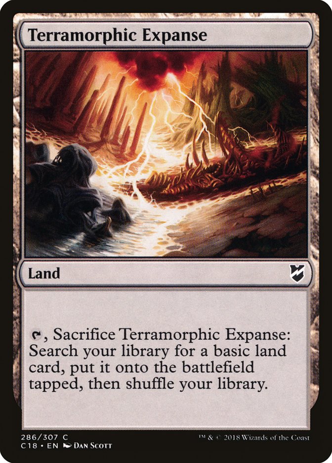 Terramorphic Expanse [Commander 2018] MTG Single Magic: The Gathering    | Red Claw Gaming