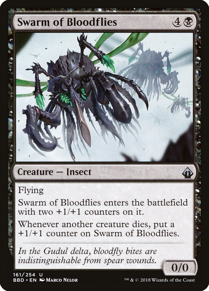 Swarm of Bloodflies [Battlebond] MTG Single Magic: The Gathering    | Red Claw Gaming