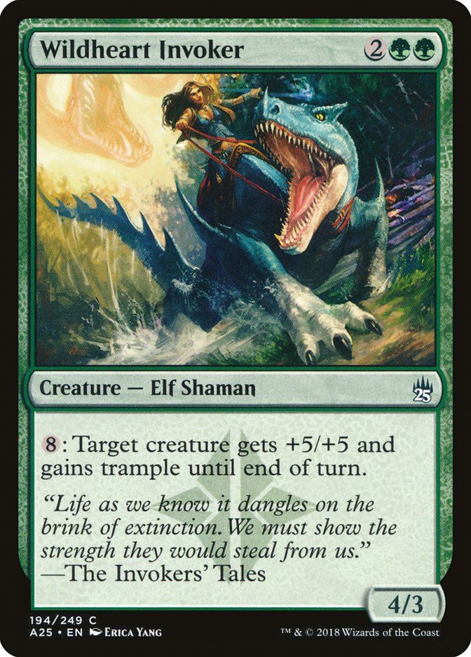 Wildheart Invoker [Masters 25] MTG Single Magic: The Gathering    | Red Claw Gaming