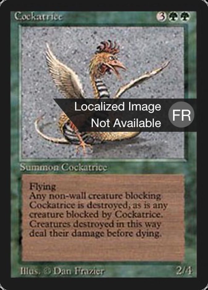 Cockatrice [Foreign Black Border] MTG Single Magic: The Gathering    | Red Claw Gaming