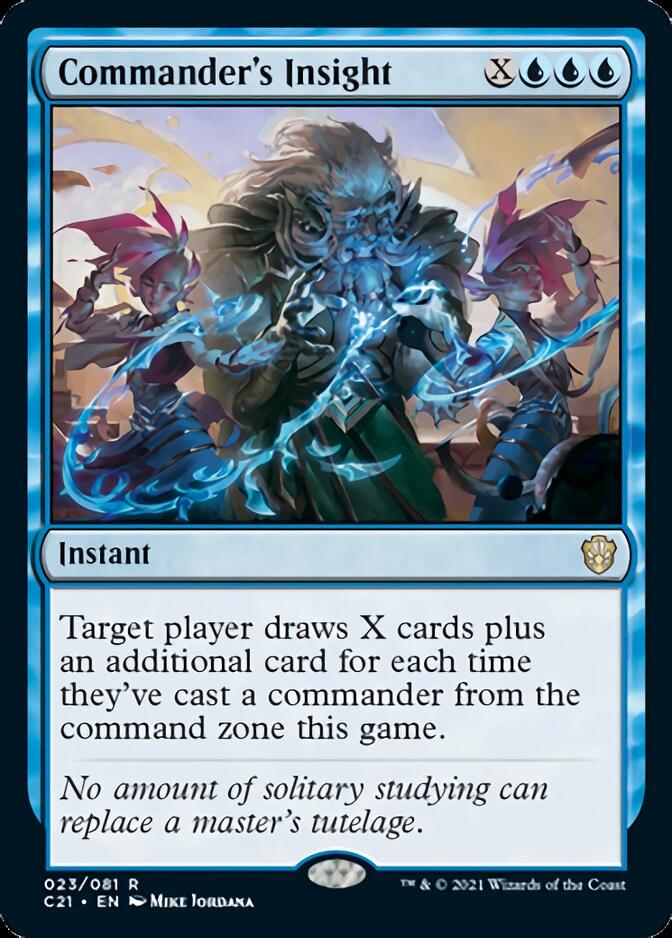 Commander's Insight [Commander 2021] MTG Single Magic: The Gathering    | Red Claw Gaming