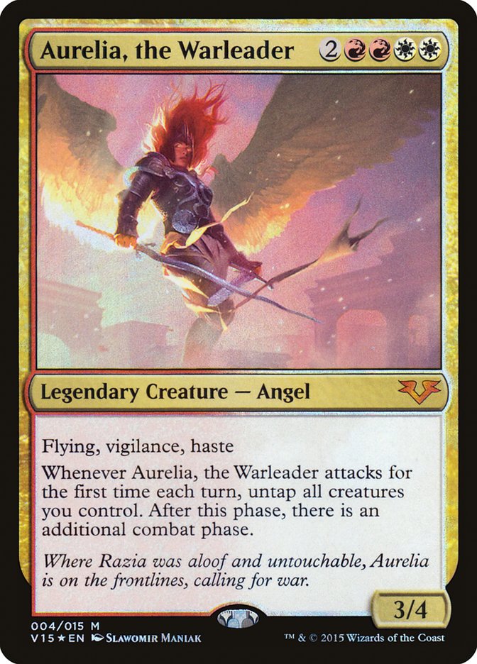 Aurelia, the Warleader [From the Vault: Angels] MTG Single Magic: The Gathering    | Red Claw Gaming