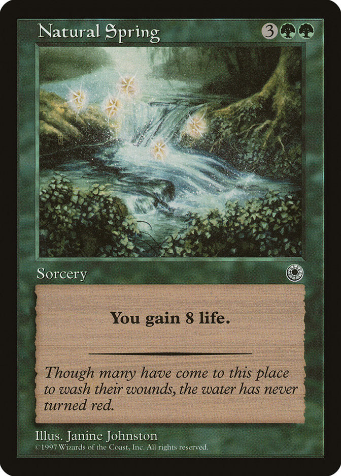 Natural Spring [Portal] MTG Single Magic: The Gathering    | Red Claw Gaming