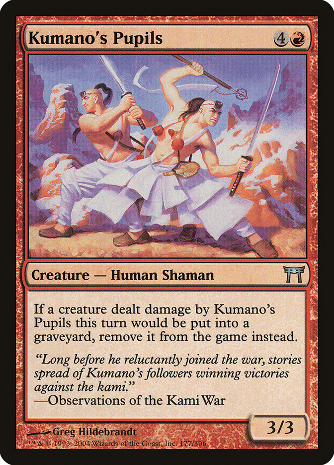 Kumano's Pupils [Champions of Kamigawa] MTG Single Magic: The Gathering    | Red Claw Gaming