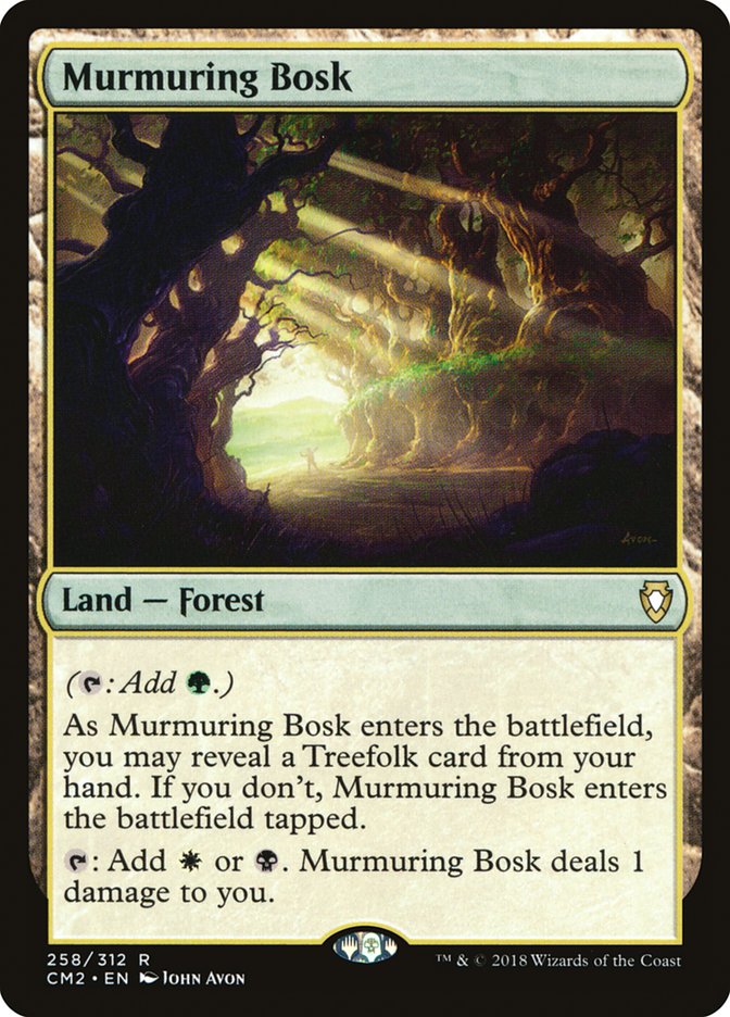 Murmuring Bosk [Commander Anthology Volume II] MTG Single Magic: The Gathering    | Red Claw Gaming
