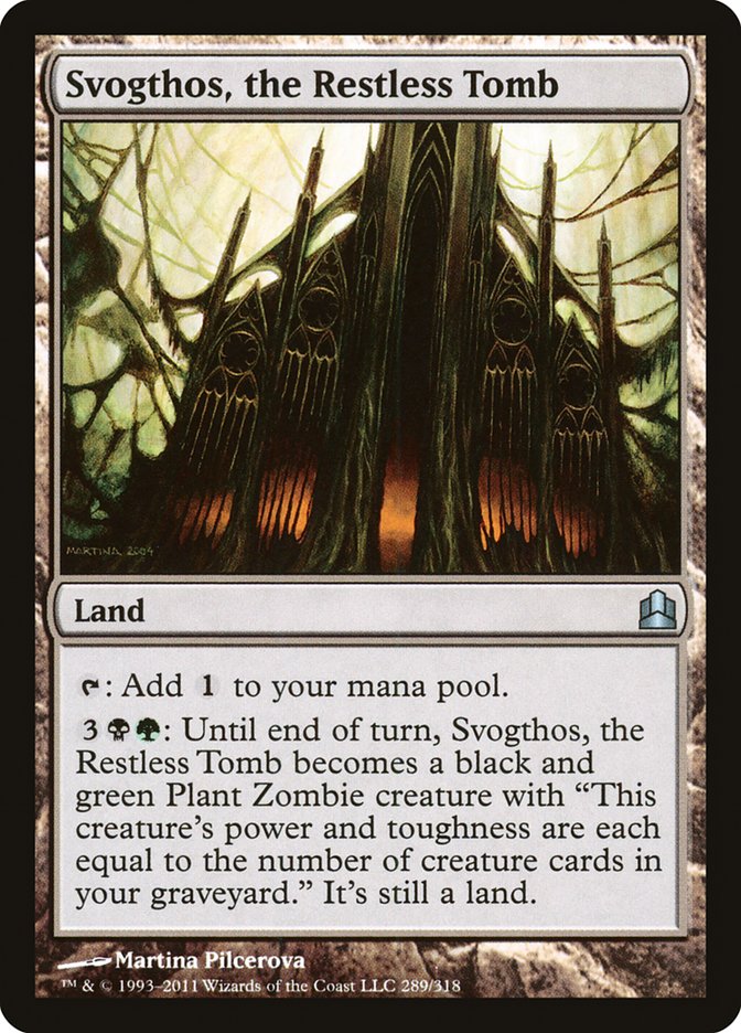 Svogthos, the Restless Tomb [Commander 2011] MTG Single Magic: The Gathering    | Red Claw Gaming