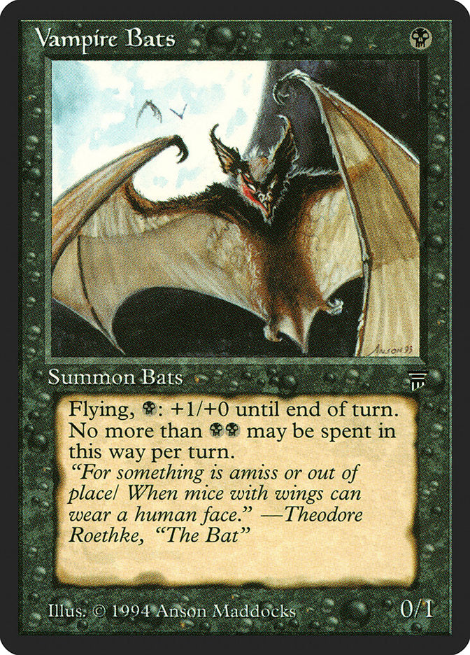 Vampire Bats [Legends] MTG Single Magic: The Gathering    | Red Claw Gaming