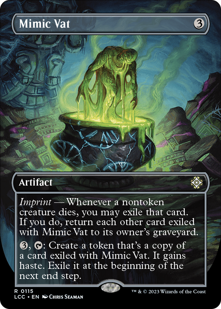 Mimic Vat (Borderless) [The Lost Caverns of Ixalan Commander] MTG Single Magic: The Gathering    | Red Claw Gaming