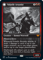 Volatile Arsonist // Dire-Strain Anarchist [Innistrad: Double Feature] MTG Single Magic: The Gathering    | Red Claw Gaming