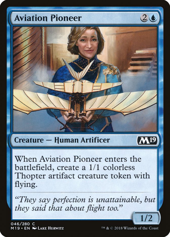 Aviation Pioneer [Core Set 2019] MTG Single Magic: The Gathering    | Red Claw Gaming
