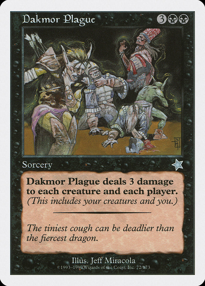 Dakmor Plague [Starter 1999] MTG Single Magic: The Gathering    | Red Claw Gaming